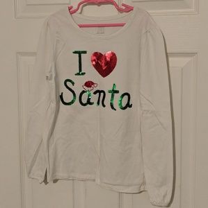 Children's Place Santa Long Sleeve Shirt